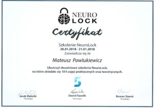 certyfikat neurolock