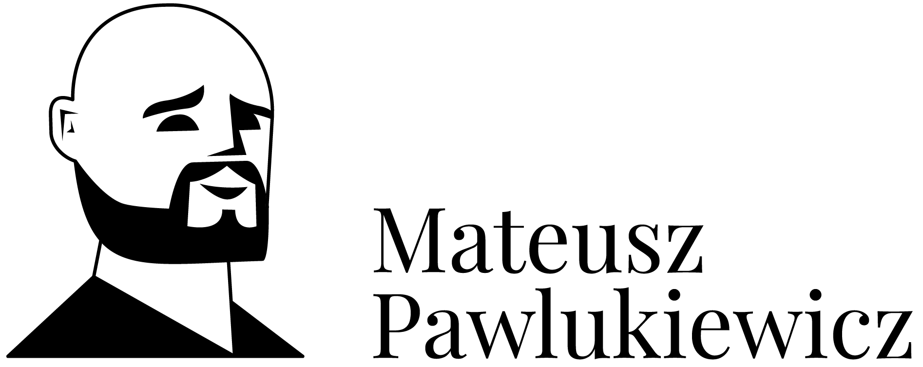 logo czarne imię i nazwisko poziom