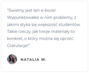 opinia nr 1 ebooka jak zaczac fizjoterapie