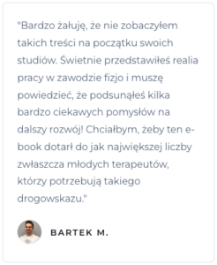 opinia nr 4 ebooka jak zaczac fizjoterapie